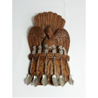 Indonesisch hardhouten lepelrek